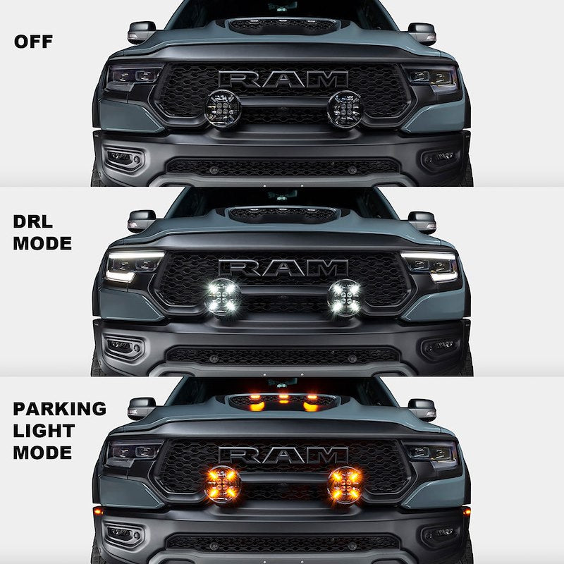 Oracle Lighting 7" EXO Series 60W Round LED Spotlight – Post Mount