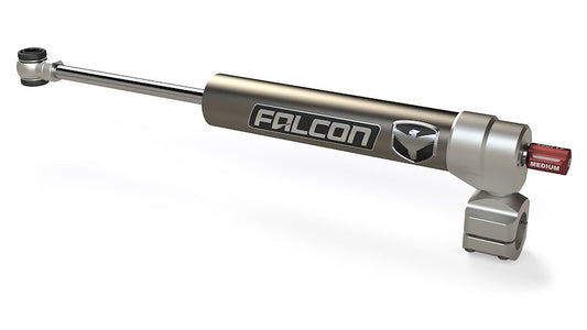 Falcon Shocks Wrangler JK Fast Adjust Steering Stabilizer 1-3/8 Inch Stock Tie Rod Nexus EF 2.2