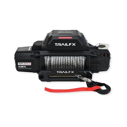 TrailFX Reflex 2.0 Synthetic Rope Winch – 12,000 lb