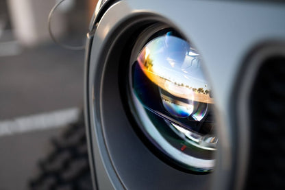 DV8 Offroad JL & JT LED Headlights; Black