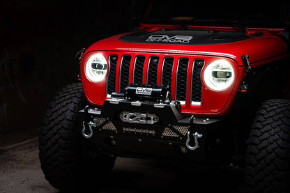 DV8 Offroad JL/JLU & JT LED Headlights | Chrome