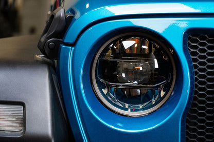 DV8 Offroad JL & JT LED Headlights; Black