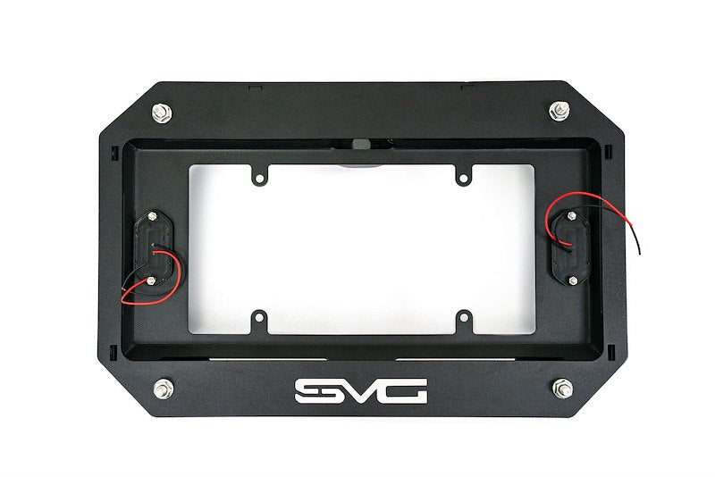 DV8 Offroad JL Spare Tire Delete With Light Mounts (2018-2024)