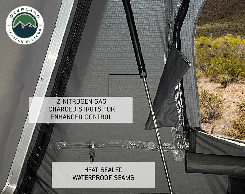 Overland Vehicle Systems Best Hard Shell Rooftop Tent Bushveld II