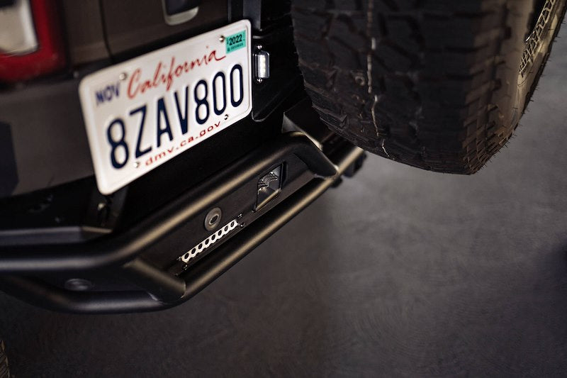 DV8 Offroad Ford Bronco Rear License Plate Relocation Bracket (2021-Present)