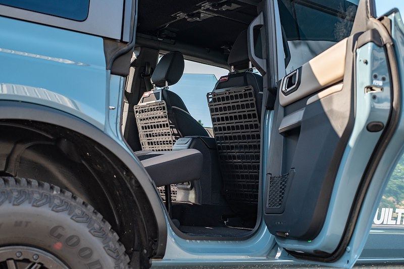 BuiltRight Industries Seat Back MOLLE Panel - Stage 1 Kit | Ford Bronco (2021+)