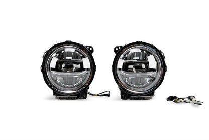 DV8 Offroad JL/JLU & JT LED Headlights | Chrome