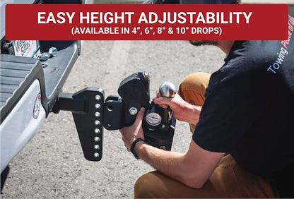 Weigh Safe TrueTow Middleweight WDH - 6" Drop  2.5" Shank - 12 500 GTW