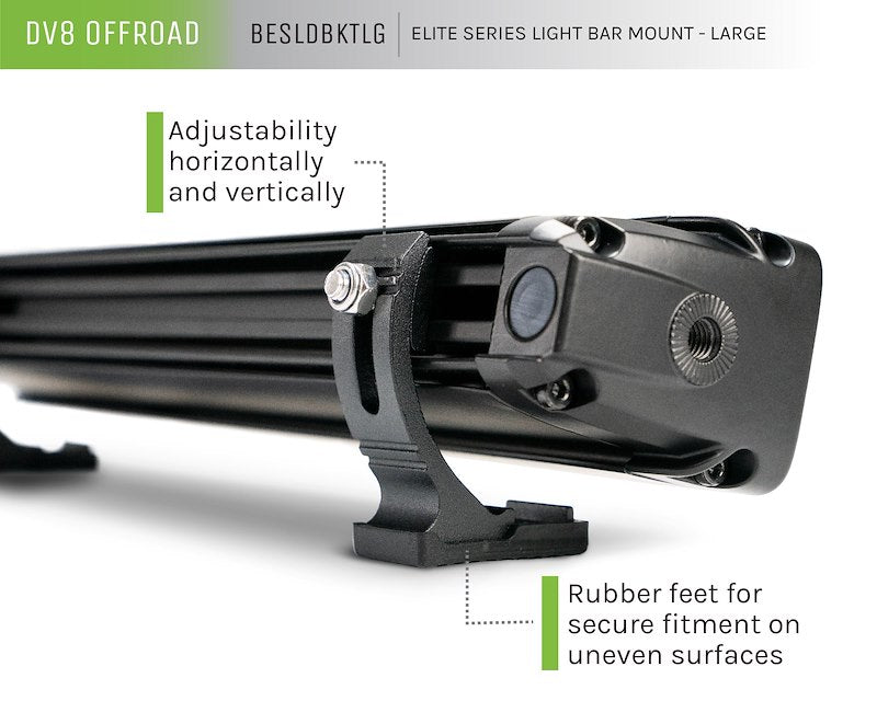 DV8 Offroad Elite Series Light Bar Mount - Large