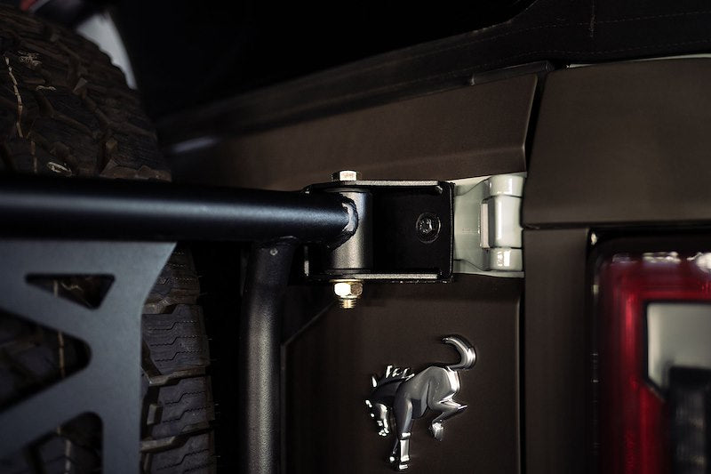 DV8 Offroad Bronco | Spare Tire Guard & Accessory Mount (2021-2025)