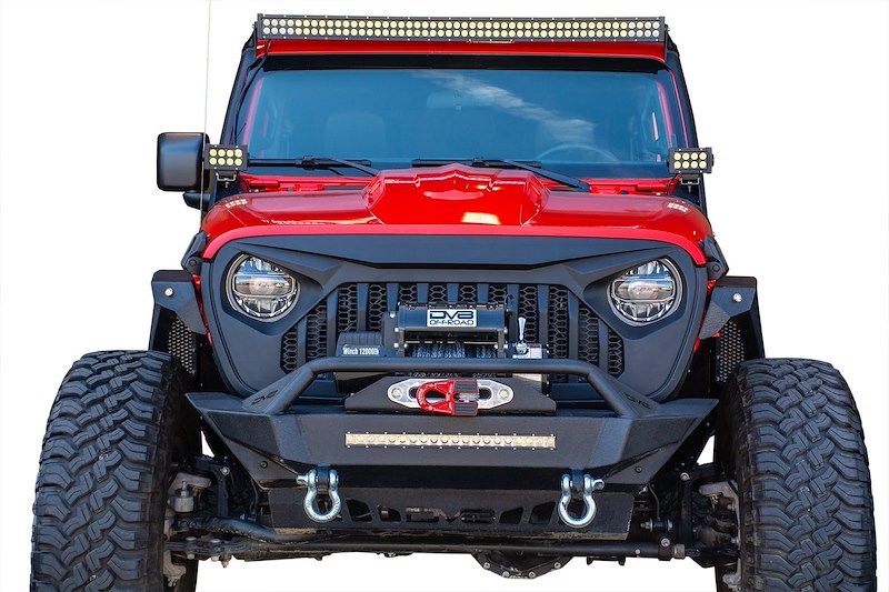 DV8 Offroad Jeep JL/JLU & JT Replacement Grille | Black (2018-Present)