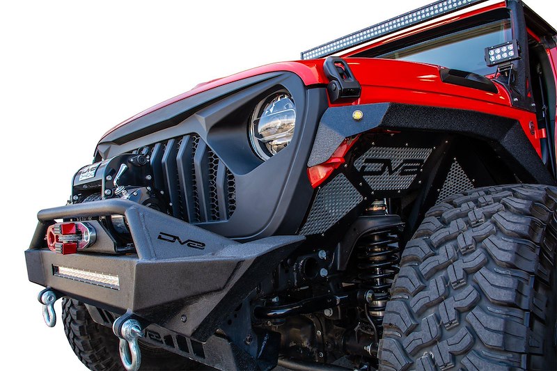 DV8 Offroad Jeep JL/JLU & JT Replacement Grille | Black (2018-Present)