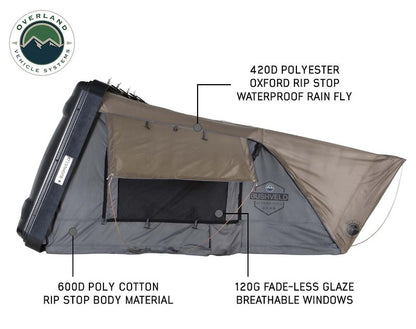 Overland Vehicle Systems Best Hard Shell Rooftop Tent Bushveld II