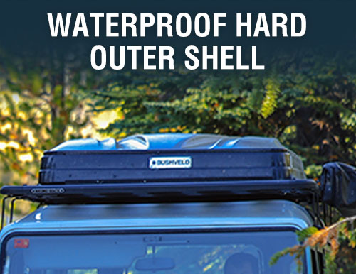 Overland Vehicle Systems Best Hard Shell Rooftop Tent Bushveld II