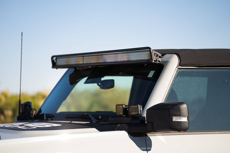 DV8 Offroad Bronco | 52-Inch Elite LED Light Bar Mount (2021-2025)