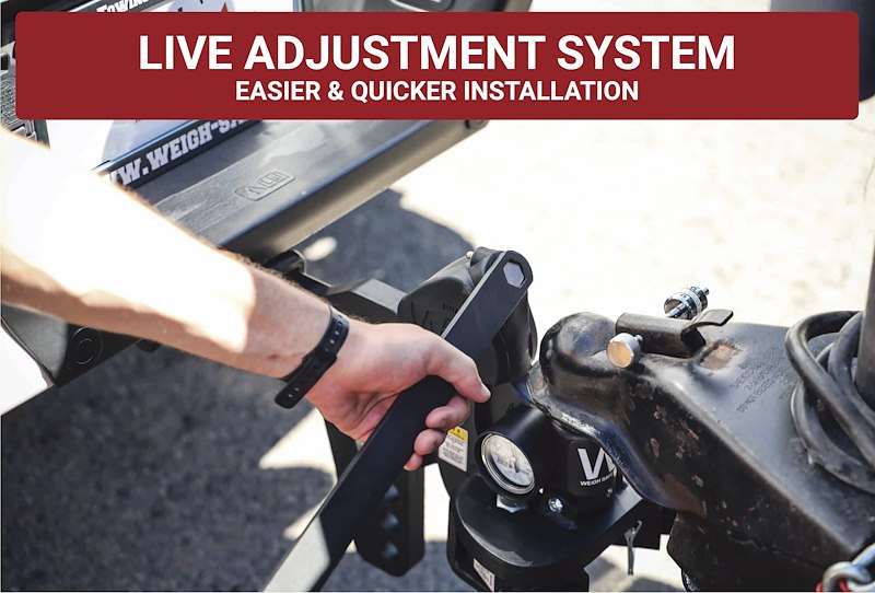 Weigh Safe TrueTow Middleweight WDH - 6" Drop  2.5" Shank - 12 500 GTW