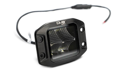 DV8 Offroad 3-Inch Elite Series LED Flush Mount Single Flood Pod Light