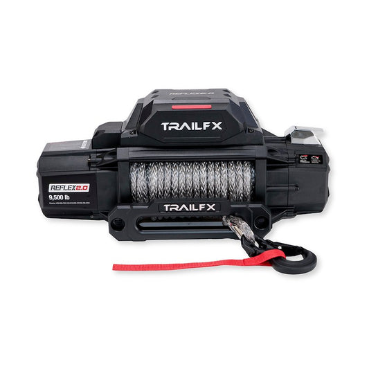 TrailFX Reflex 2.0 Synthetic Rope Winch – 9,500 lb