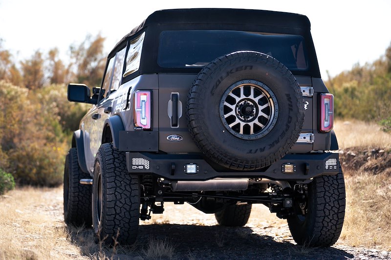 DV8 Offroad Ford Bronco; MTO Series Rear Bumper (2021-Present)