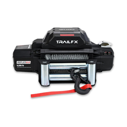 TrailFX Reflex 2.0 Steel Cable Winch – 9,500 lb