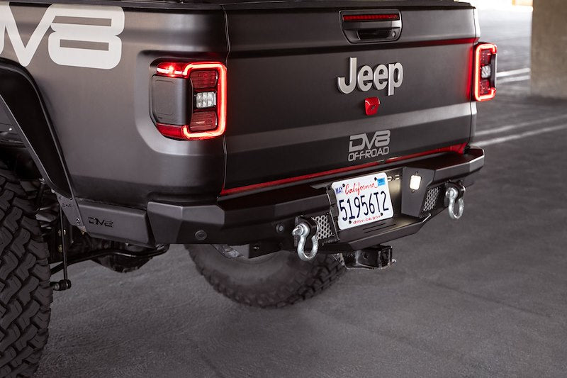 DV8 Offroad Jeep Gladiator JT MTO Series Rear Bumper (2020-Present)