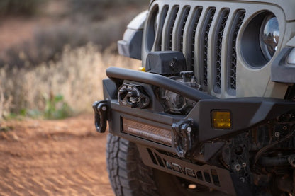 DV8 Offroad JK/JL & JT | FS-7 Mid-Width Winch Front Bumper (2007-2025)
