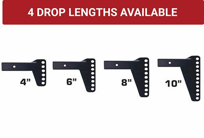 Weigh Safe TrueTow Middleweight WDH - 6" Drop  2.5" Shank - 12 500 GTW