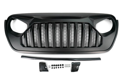 DV8 Offroad Jeep JL/JLU & JT Replacement Grille | Black (2018-Present)