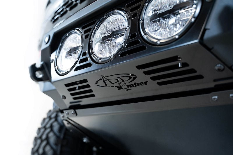 Addictive Desert Designs Bronco Bomber Front Bumper (Rigid) (2021-2025)