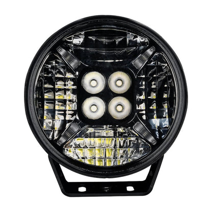 Oracle Lighting 7" EXO Series 60W Round LED Spotlight – Post Mount