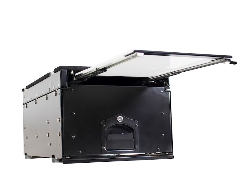 Overland Vehicle Systems Camping Cargo Box With Slide Out Drawer & Working Station