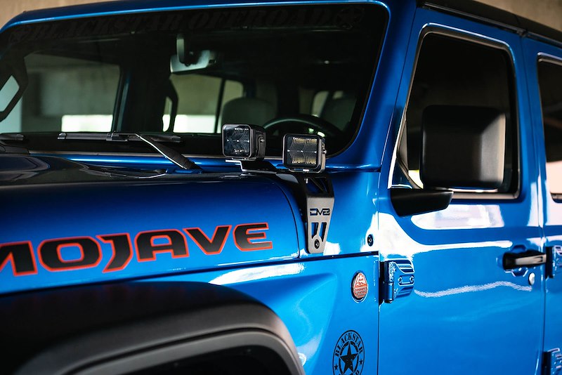 DV8 Offroad JL 392 &  JT Mojave Edition Dual Pod Light Mounts (2020-2022)