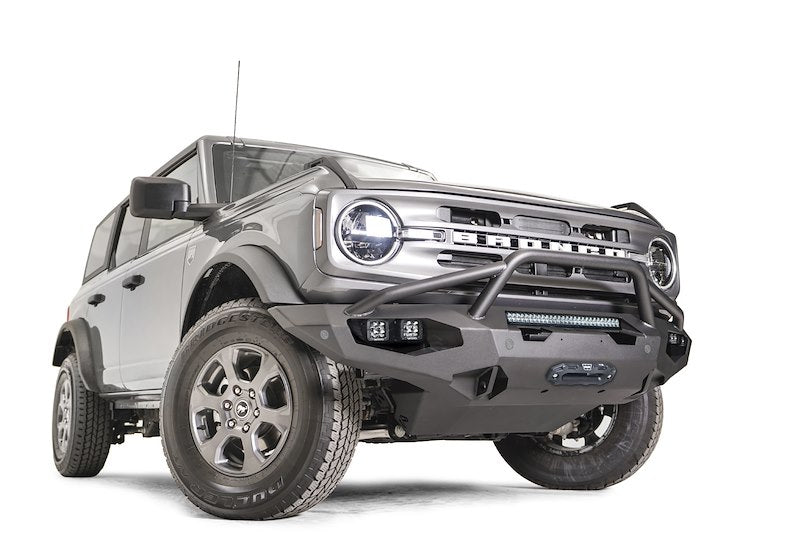 Fab Fours Bronco Matrix front bumper w/ pre-runner guard (2021-2025)