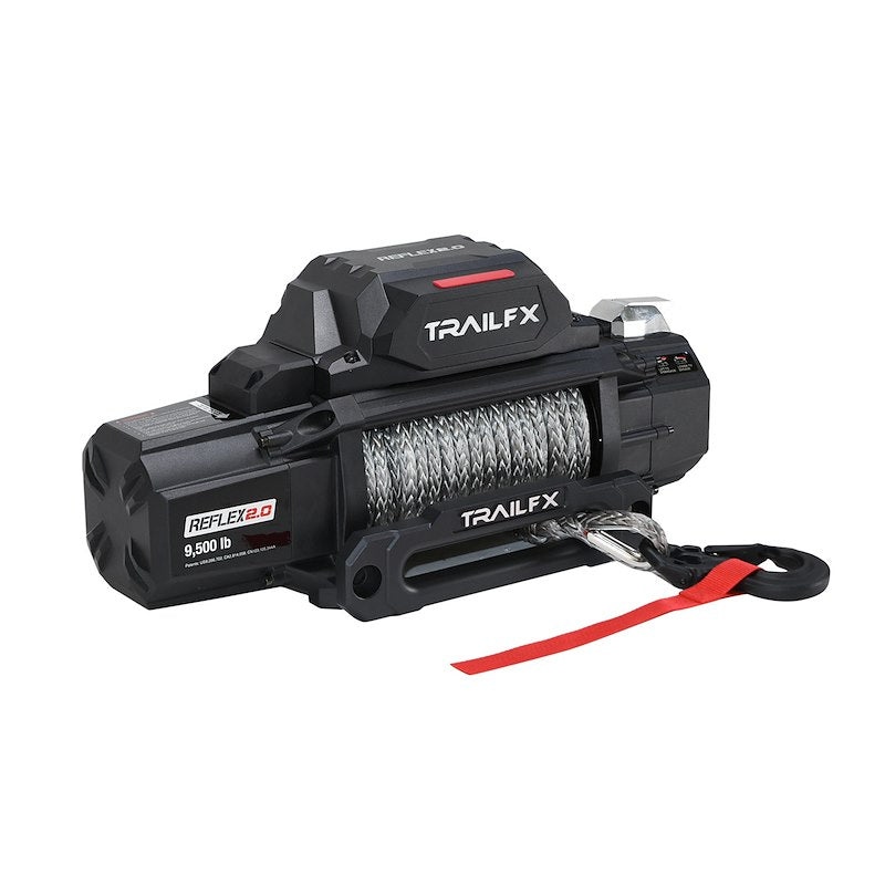TrailFX Reflex 2.0 Synthetic Rope Winch – 9,500 lb