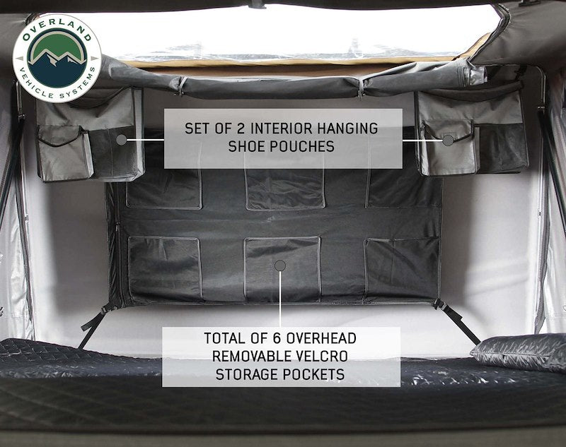 Overland Vehicle Systems Best Hard Shell Rooftop Tent Bushveld II