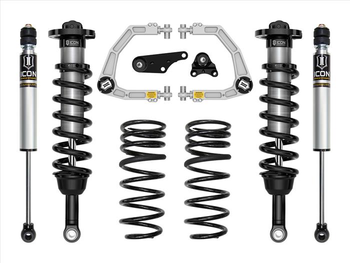 ICON 2024-2025 Toyota Tacoma 1.25-3" Lift, Stage 2 Suspension System, Billet, Triple Rate Rear Springs
