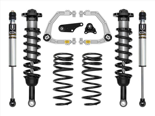 ICON 2024-2025 Toyota Tacoma 1.25-3" Lift, Stage 2 Suspension System, Billet, Triple Rate Rear Springs