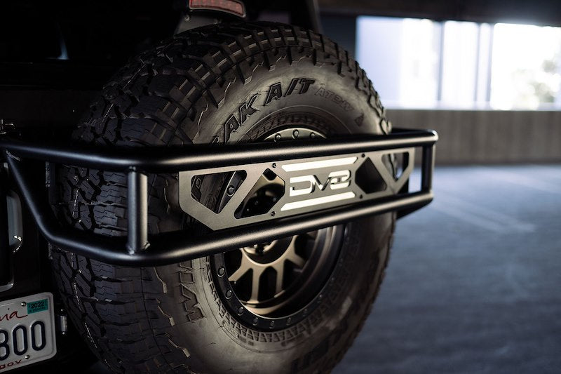 DV8 Offroad Bronco | Spare Tire Guard & Accessory Mount (2021-2025)