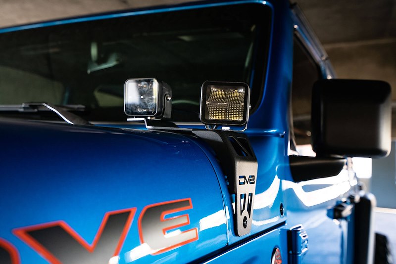 DV8 Offroad JL 392 &  JT Mojave Edition Dual Pod Light Mounts (2020-2022)