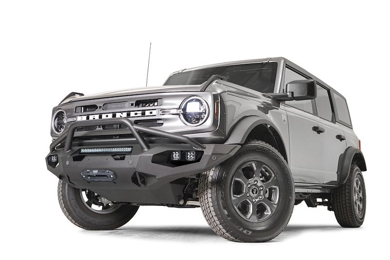 Fab Fours Bronco Matrix front bumper w/ pre-runner guard (2021-2025)