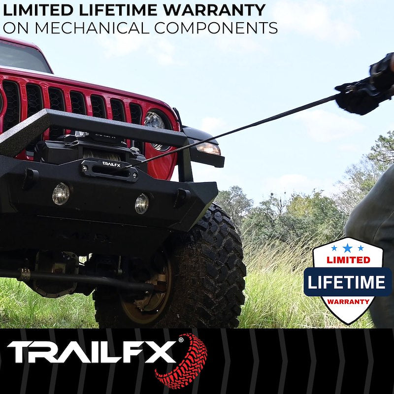 TrailFX Reflex 2.0 Synthetic Rope Winch – 12,000 lb