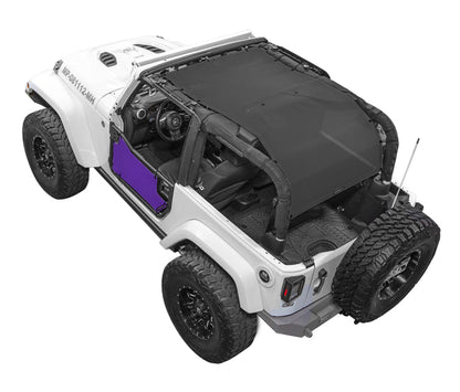Spiderwebshade Sun Shade – Solid Color Shade Top | Jeep Wrangler JK 2-Door (2007–2017)
