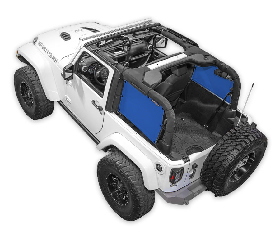 Spiderwebshade Sun Shade – Solid Color Shade Top | Jeep Wrangler JK 2-Door (2007–2017)