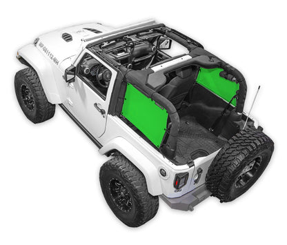 Spiderwebshade Sun Shade – Solid Color Shade Top | Jeep Wrangler JK 2-Door (2007–2017)