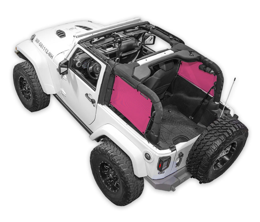 Spiderwebshade Sun Shade – Solid Color Shade Top | Jeep Wrangler JK 2-Door (2007–2017)