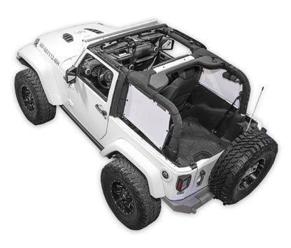 Spiderwebshade Sun Shade – Solid Color Shade Top | Jeep Wrangler JK 2-Door (2007–2017)