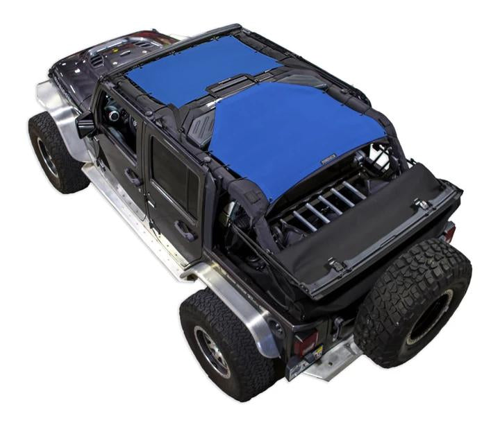 Spiderwebshade Sun Shade – Solid Color Shade Top | Jeep Wrangler JKU 4-Door (2007–2017)