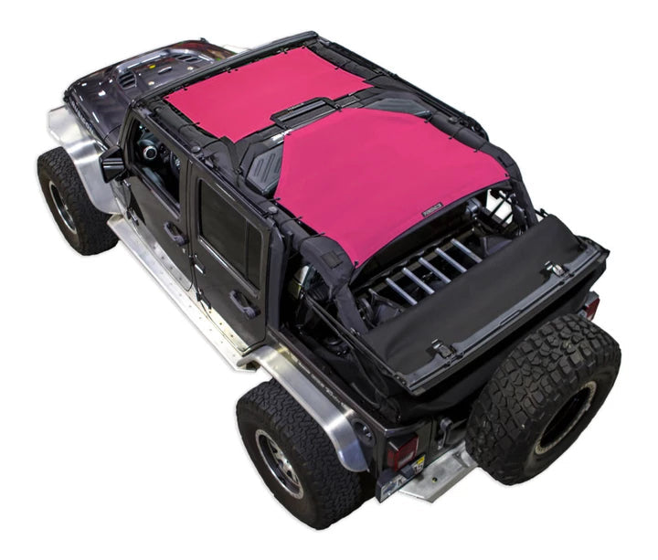 Spiderwebshade Sun Shade – Solid Color Shade Top | Jeep Wrangler JKU 4-Door (2007–2017)