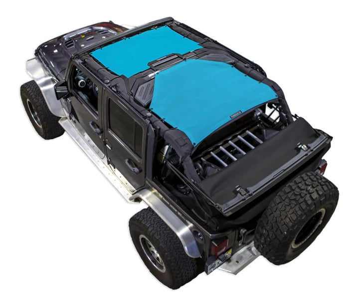 Spiderwebshade Sun Shade – Solid Color Shade Top | Jeep Wrangler JKU 4-Door (2007–2017)