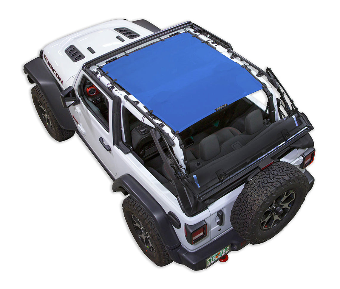 Spiderwebshade Sun Shade – Solid Color Shade Top | Jeep Wrangler JL 2-Door (2018–Present)
